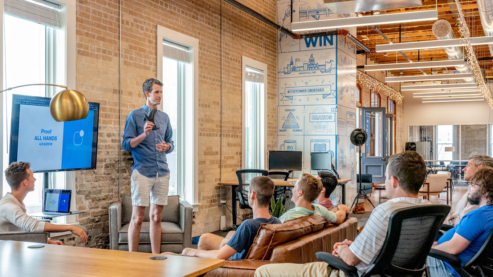 Growth demonstration session at GrowthCraft Co